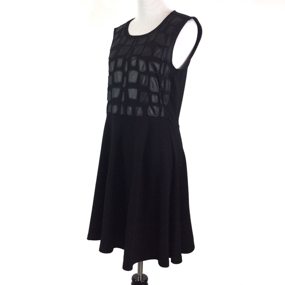 🦋Savida at Dunnes UK Black Tile Keyhole Dress 10 - Picture 3 of 8